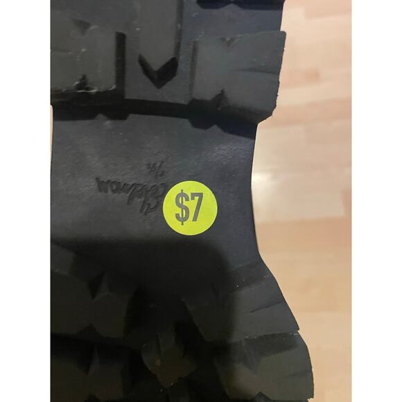 Sam Edleman black leather Goth Grunge Emo boots size 7.5 - Picture 4 of 11